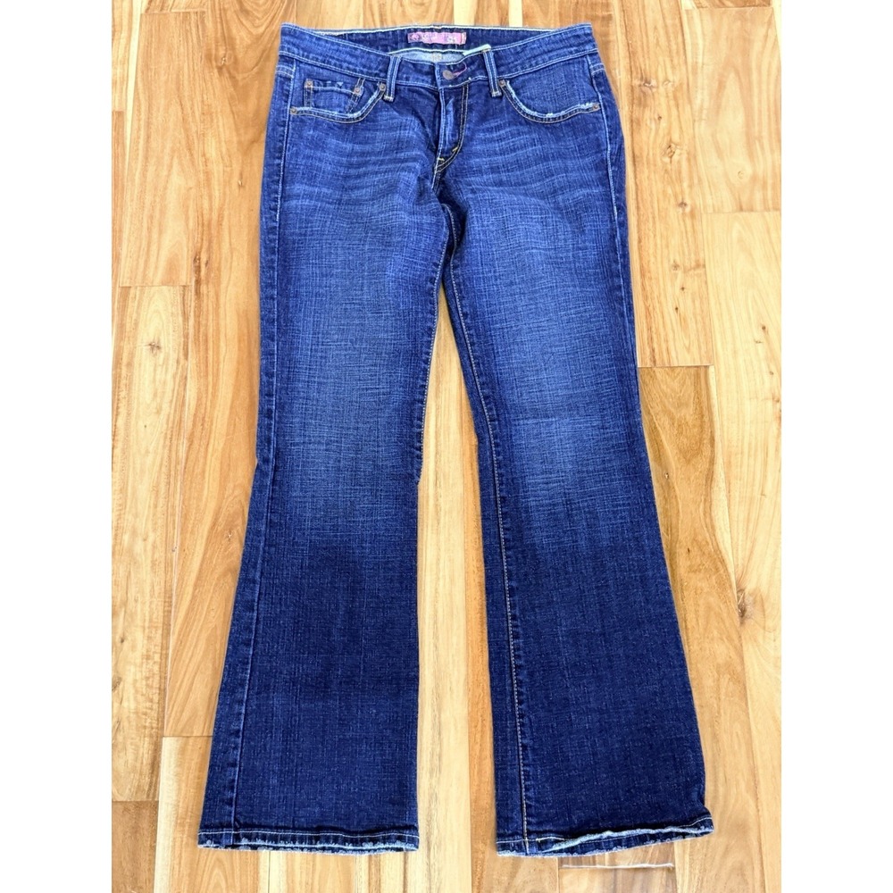 Levi's 524 Too Superlow Jeans Women's 11 Blue Bootcut Denim